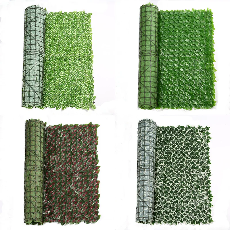 

Wholesale Artificial Ivy Hedge Green Leaf Fence Panels Faux Privacy Fence Screen for Home Outdoor Garden Balcony Decoration