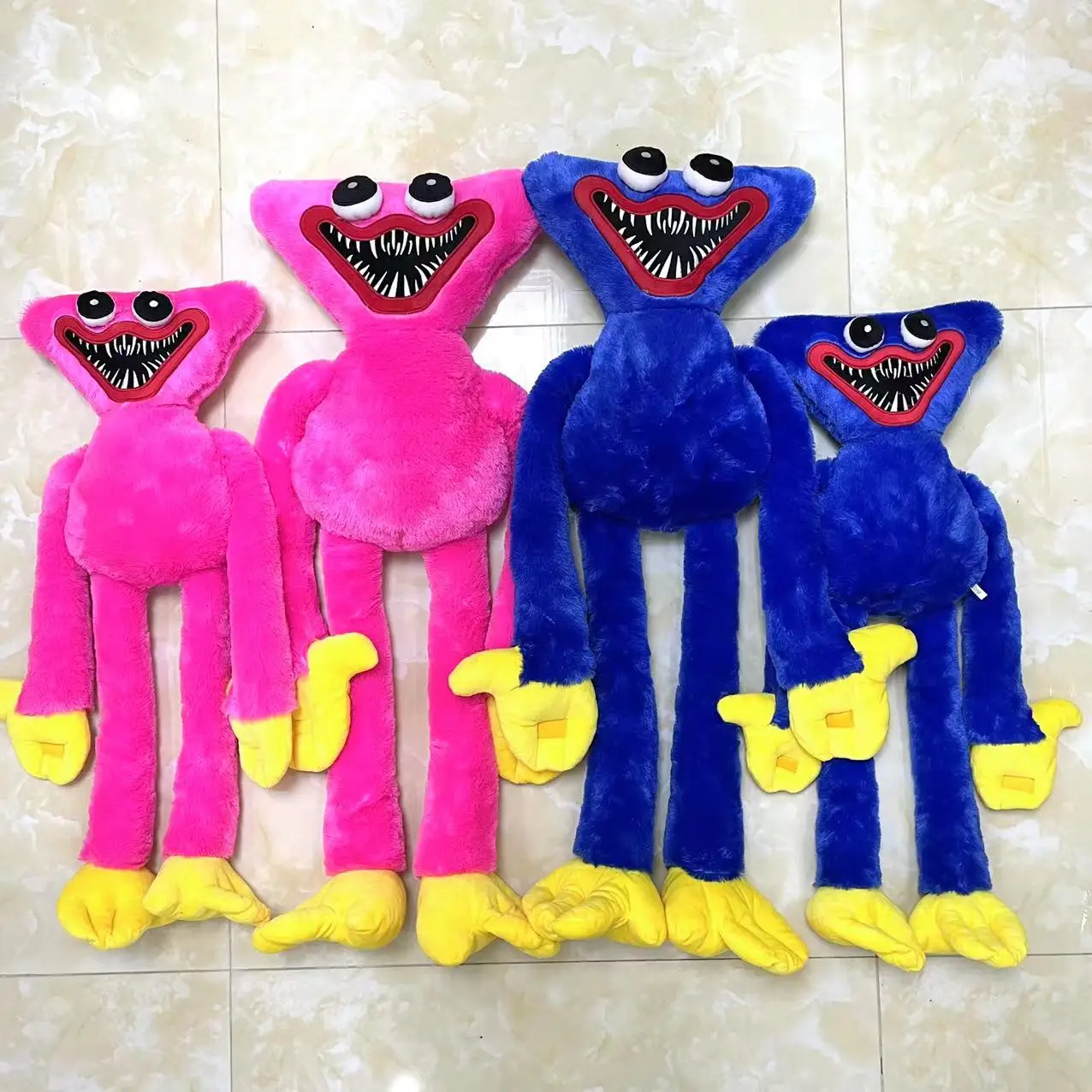 

80/100cm Huggy Wuggy Peluche Gigante Stuffed Giant Plush Toy Horror Huggy Wuggy Game Plush Doll Scary For Kids Birthday Gift