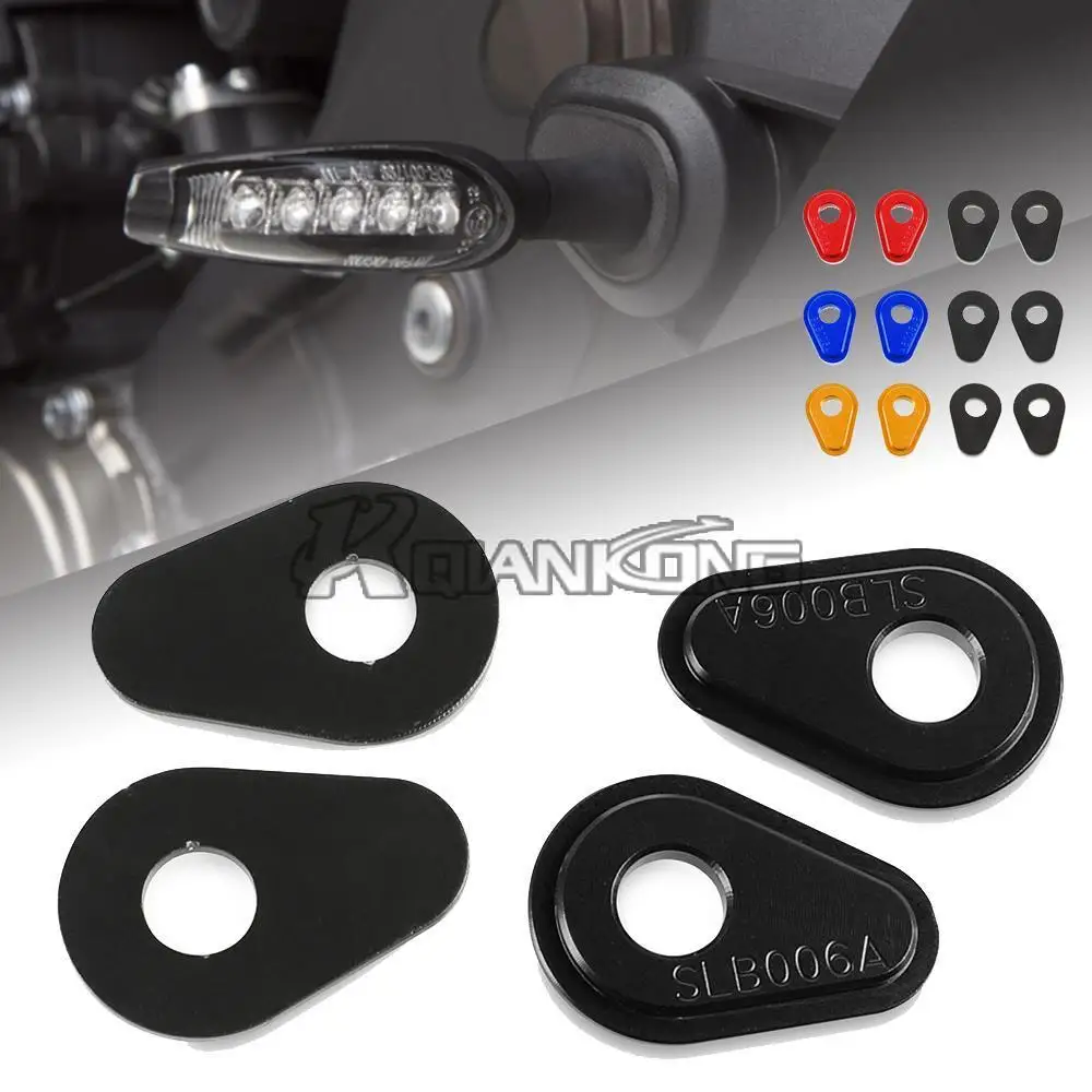 

Motorcycle 4pcs Turn Signal Indicator Adapters Spacers FOR YAMAHA MT-07FZ-07 2014-2021 & MT-07 TRACER 2014-2021 & TENERE 700