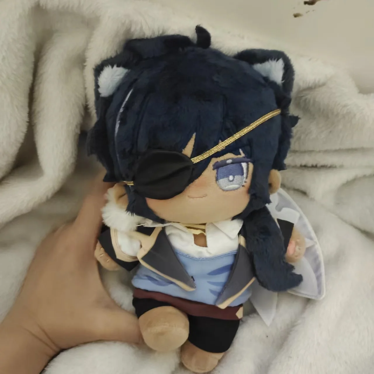 

Limited 20CM Anime Game Genshin Impact Cosplay Kaeya Cute Dress Up Plush Toy Doll and Cloth Kawaii Plushie Figurine Gift Dolls