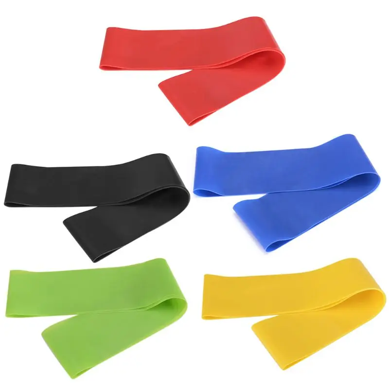

918E Legs Butt Latex Exercise Resistance Bands Different Levels Workout Fitness Yoga Loops for stretching Physical Therapy Home