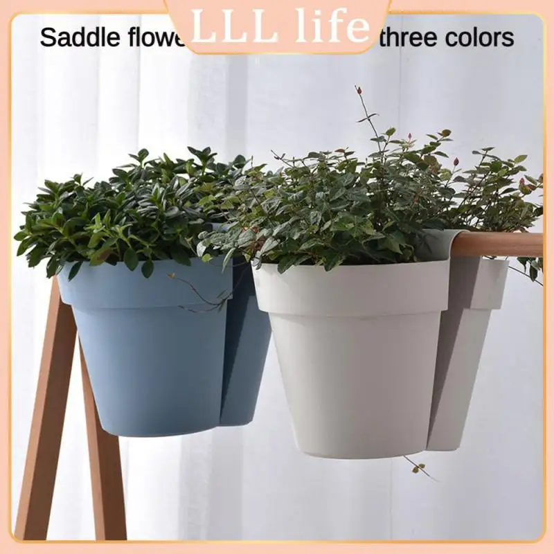 

Hanging Guardrail Hanging Frame Environmentally F Creative Flower Pot Mini Universal Shelf Flower Pots Plastic Saddle