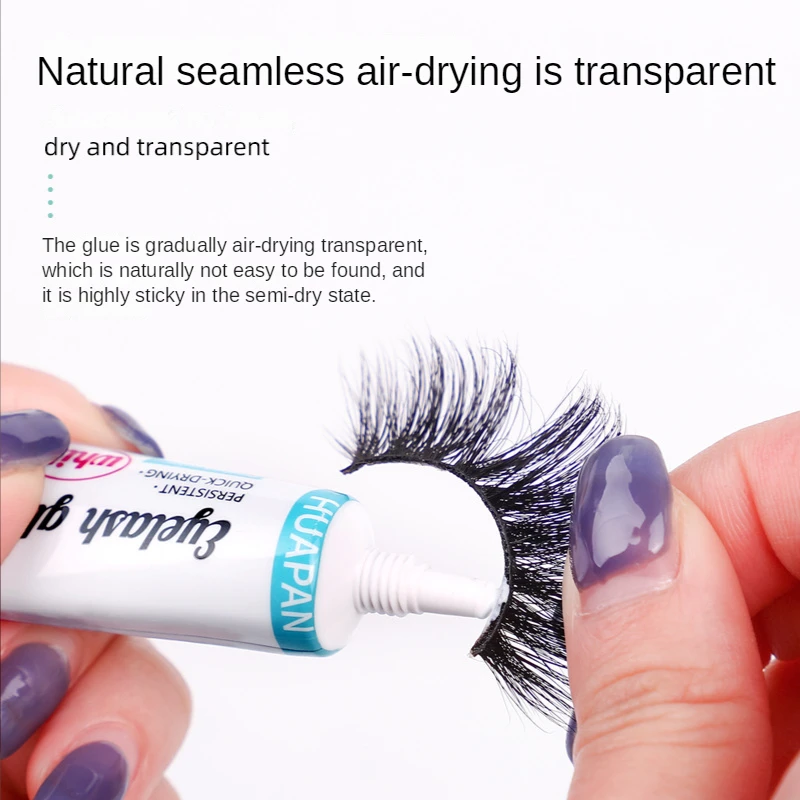 

Eyelash Glue for False Lashes Hypoallergenic Latex,Free Lash Glue,Sensitive Eyes Strong Hold Adhesive Waterproof Clear lash Glue