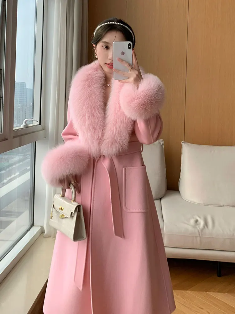 Рисунок 4 - 2023 европейские длинные кашемировые шерстяные пальто