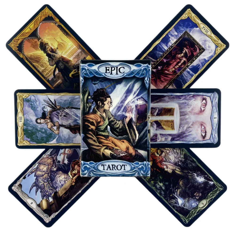 Карты Таро Epic 78 колодов издание гадания с изображением оракла англоязычное