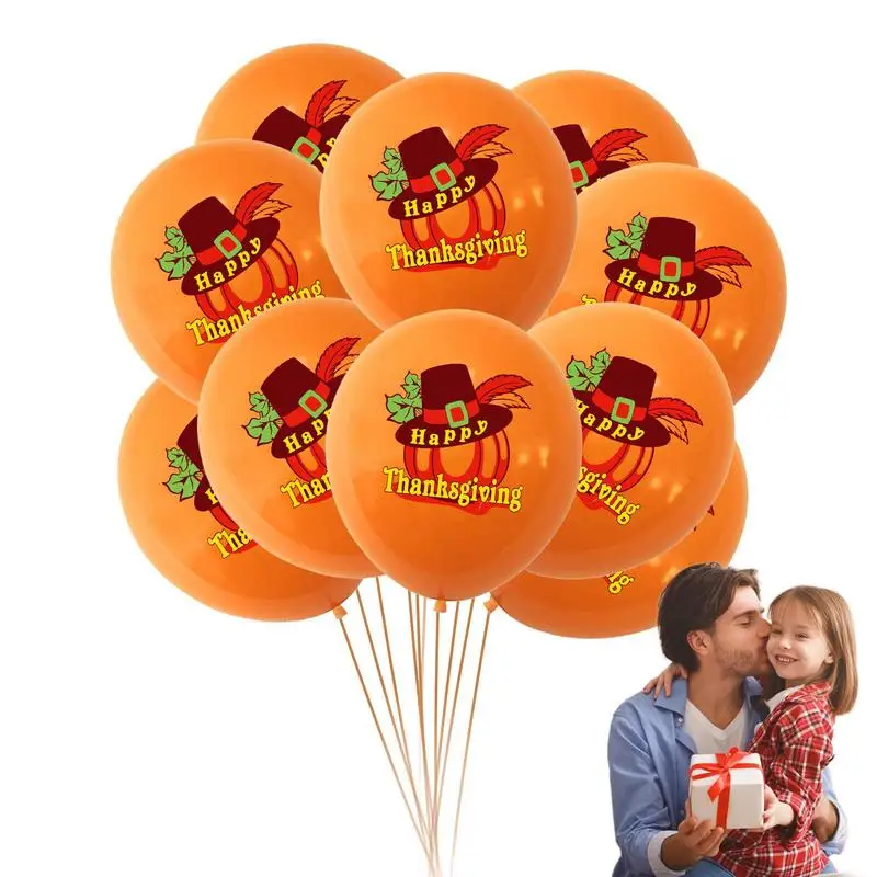 

12 Inch Thanksgiving Balloons Birthday Party Latex Balloons 10 Pcs Thanksgiving Wedding Classroom Decor Party Supplies