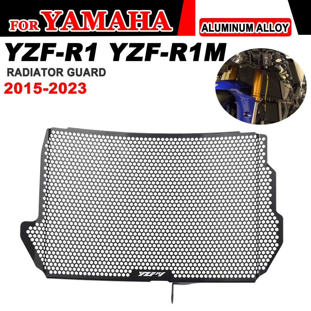 

Защита радиатора для мотоцикла 2023 YZF R1, защитная крышка радиатора для Yamaha YZF-R1M YZFR1 YZF R1 M 2015-2022, аксессуары