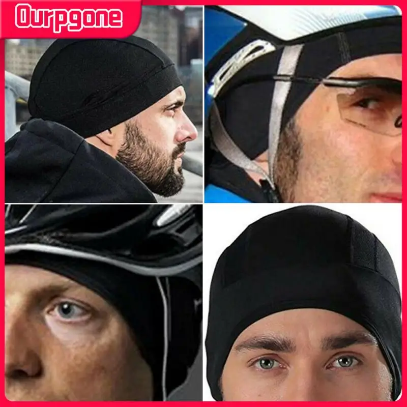 

Moisture Wicking Cooling Skull Cap Inner Liner Helmet Beanie Dome Cap Sweatband Quick Dry Breathable Hat