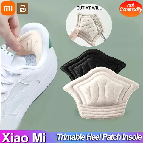 Стельки Xiaomi Youpin на каблуке, регулируемый размер, защита от ношения, уход за ногами, спортивная обувь, кожаные стельки на высоком каблуке