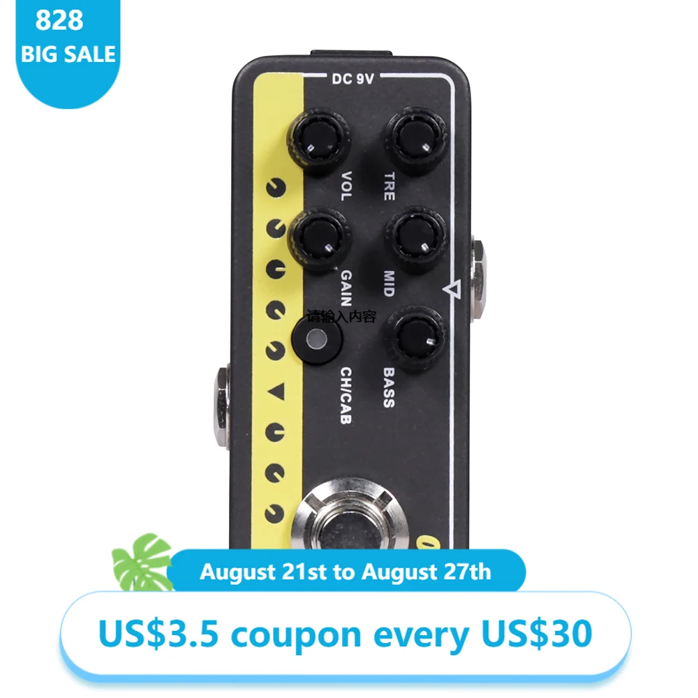 MOOER 002 Uk Gold 900 педаль для создания эффектов для гитары, музыкальные инструменты, цифровая деталь для гитары с компрессором