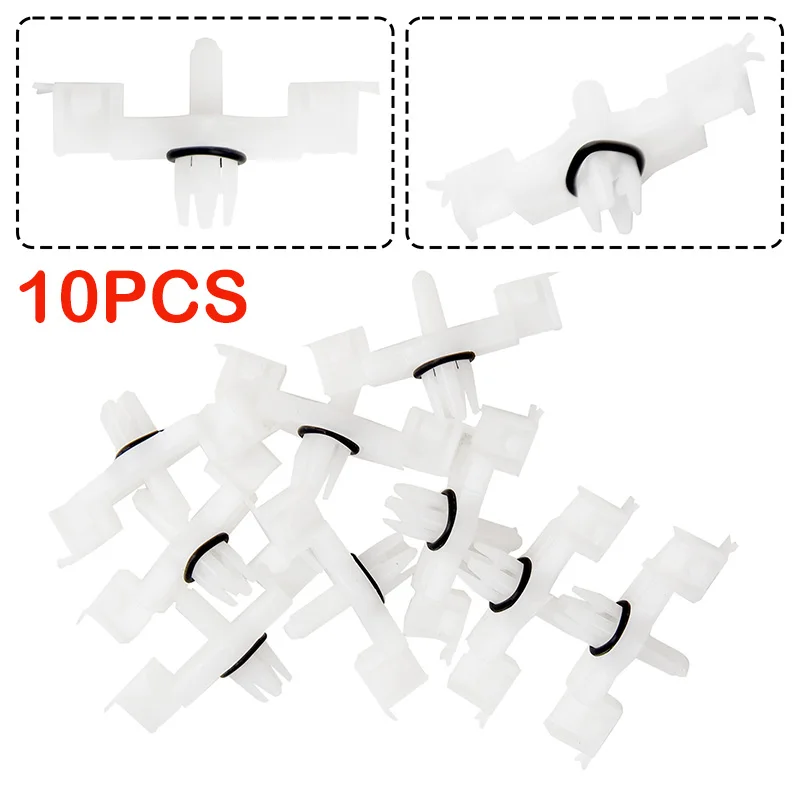 

10Pcs/Set Door Sill Rail Retaining Clip For Porsche Cayenne 95555954700 7L0853547A Door Sill Rail Scuff Plate Body Trim Clips