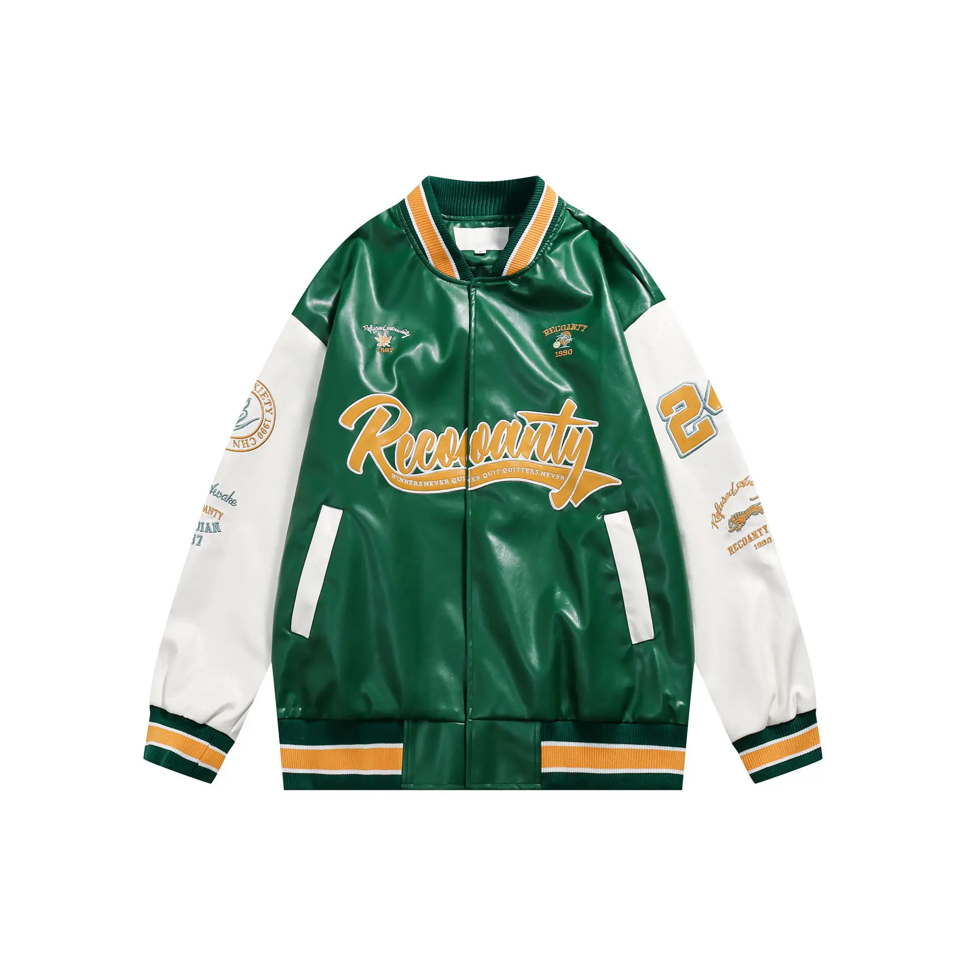 Новая бейсбольная куртка в стиле хип-хоп мужская куртка-бомбер с вышивкой и