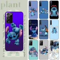 cute cartoon stitchs phone case for samsung a01 a10 a11 a12 a20 s e a21 a30 s a31 a32 a40 a41 a42 a70 a71 fundas shockproof capa
