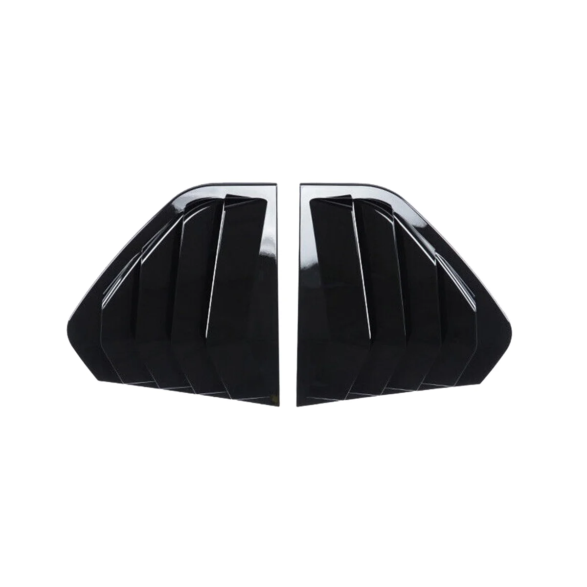 

Глянцевая черная задняя боковая решетка оконного жалюзи для Volkswagen Golf MK8 2021-2023