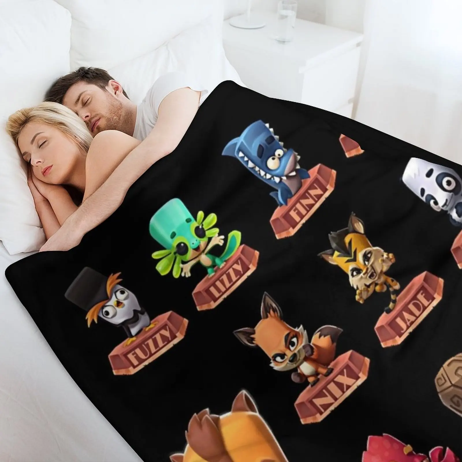 My Favorite Zooba Battle Arena Royale Fleece Blanket