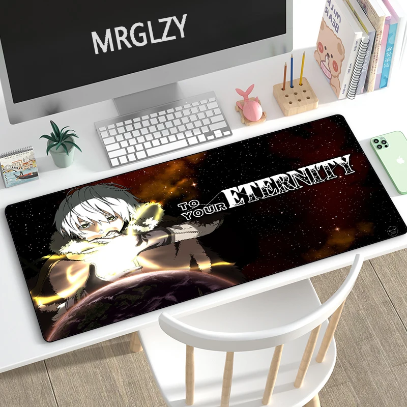 40*80CM Multi-sizeTo Your Eternity Mouse PadMouse Gamer Anime Keyboard Gaming Accessories Large MouseMat Mousepad for Laptop LOL