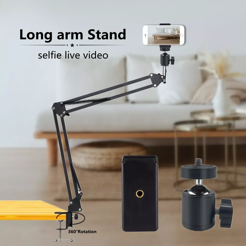 

COOL DIER NEW Phone Camera tripod Table Stand Set Photography Adjustable With Phone Holder For Nikon For LED Ring Light