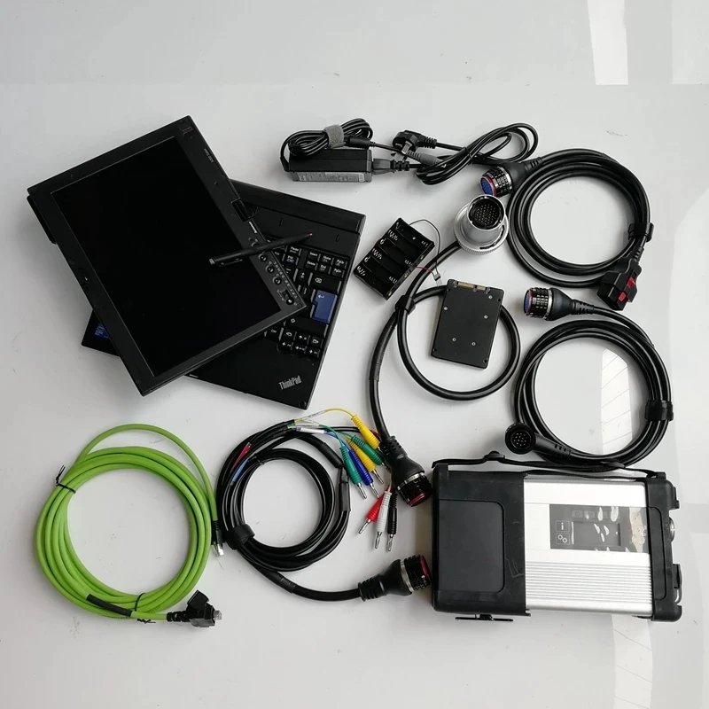 Фото Mb Star C5 V2025.12 Автономный/Онлайн-программирующий инструмент OBD Wi-Fi со 90% новим ноутбуком X220T Сенсорный экран 512 ГБ SSD Полный набор 5 кабелей №2