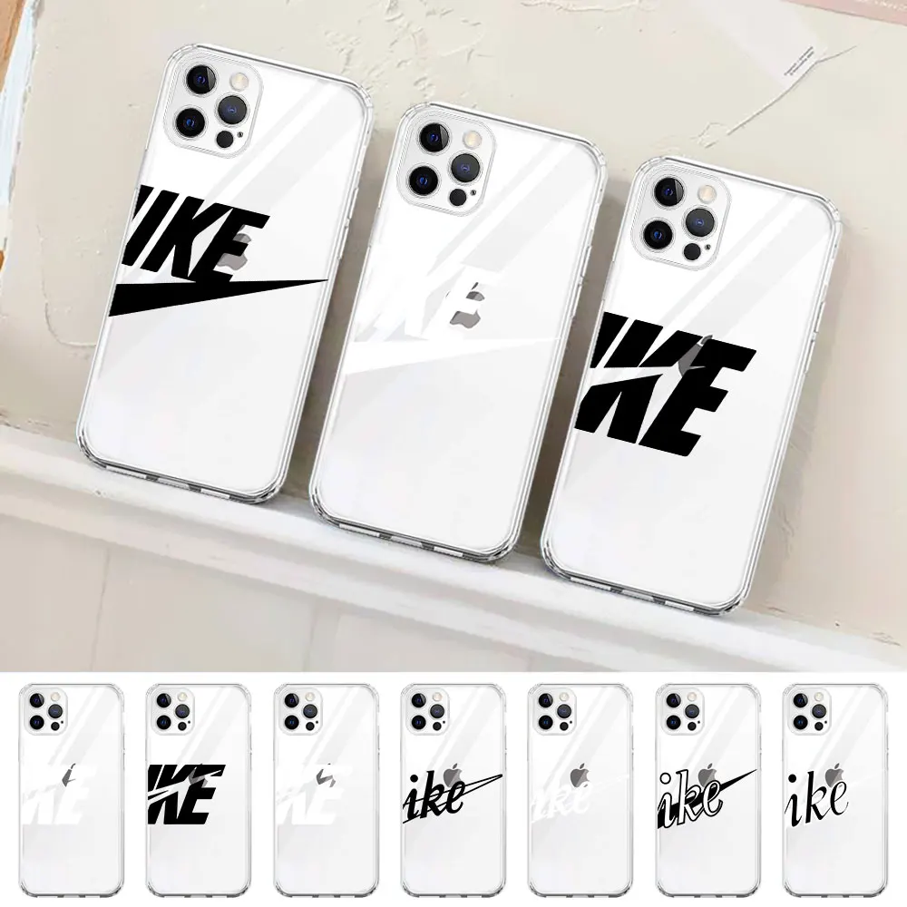 Air Fashion Brand Case For Iphone 11 13 14 Pro Max 12 Mini Se 2020 Xr X Xs 7 8 Plus 5 5s 6s Clear Tpu Phone Cover