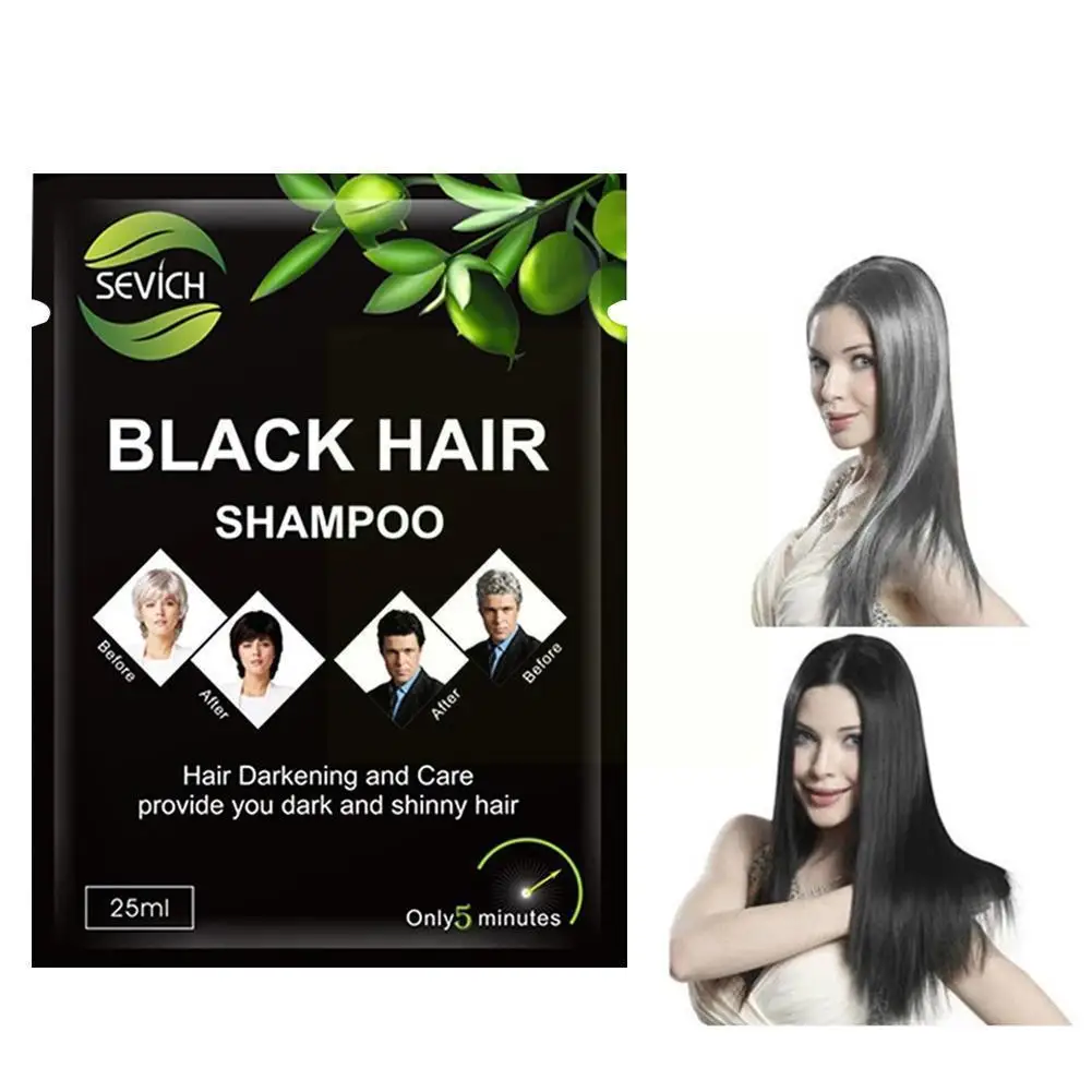 

25ml Of A Black Shampoo Natural One Wash Black Dye Hair Unisex Dye Hair Fast 5 Black Color One Only Shampoo Minutes Black D Q9K8