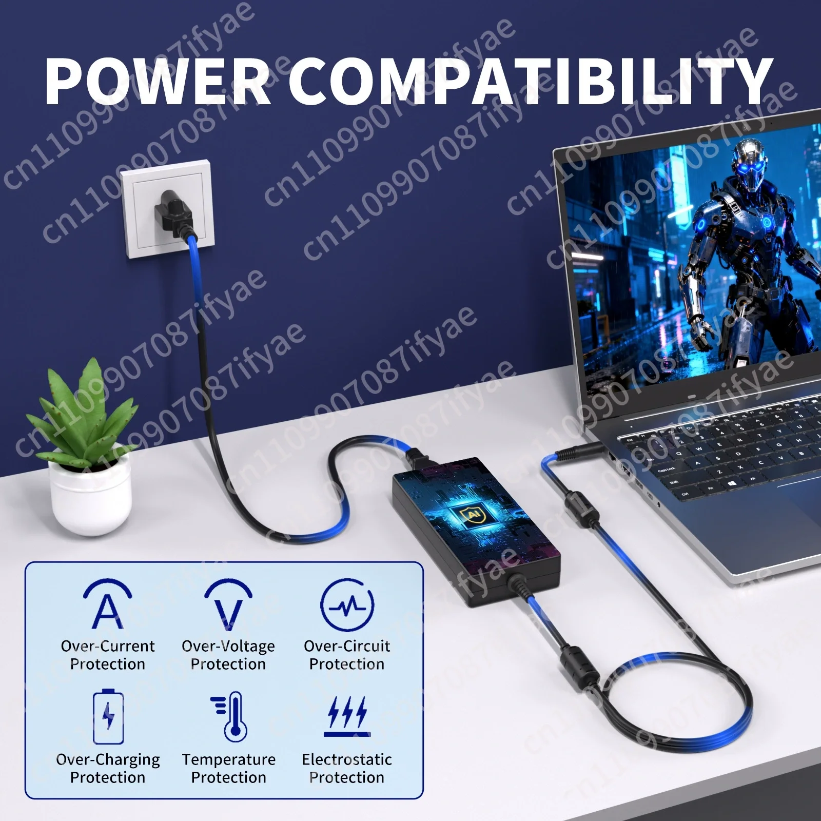 Фото Адаптер питания 180 Вт для ноутбука DELL 19.5v9.23a №4