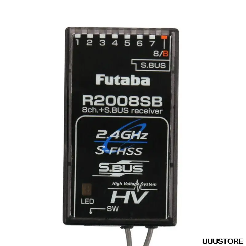 Futaba R2008SB 2.4ghz FHSS 8 Channel S-FHSS Receiver For 18MZ 18SZ 3PL T8J T10J T14SG T6K Radio Remote Control aircraft models - купить по