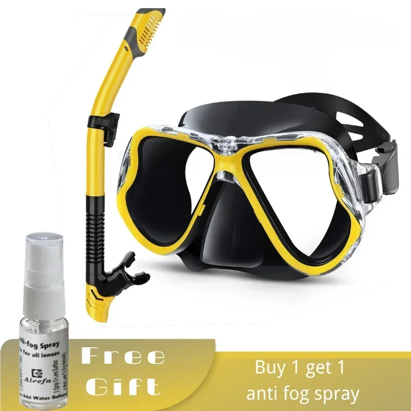 Набор масок для дайвинга подводного плавания при близорукости маска сухого