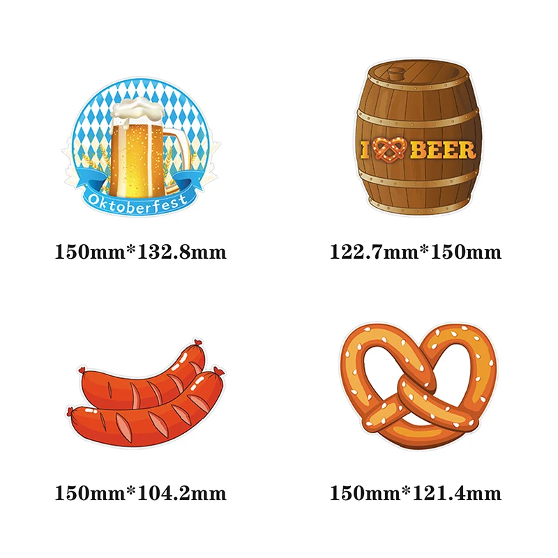 Oktoberfest Party Decorations Table Center Beer Festival Home Vase Holders |