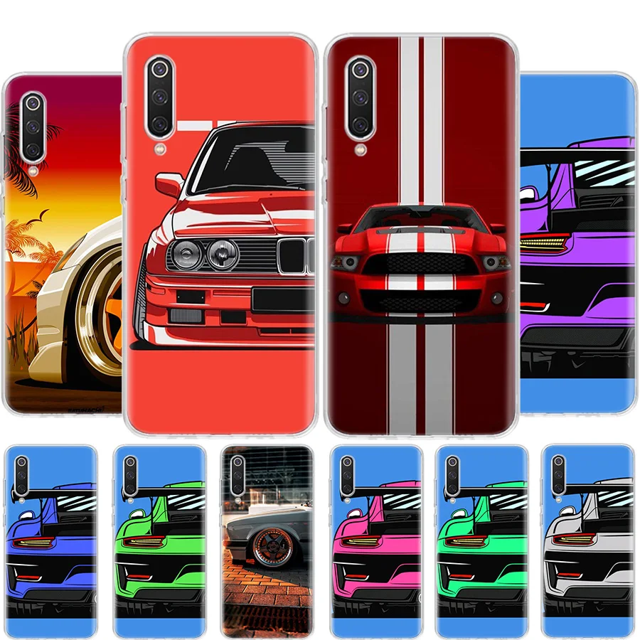 

Cool Car Cartoon Phone Case For Xiaomi Poco X4 NFC Pro 5G X3 GT M4 M3 M2 Mi F3 F2 F1 A1 A2 Lite A3 Note 10 CC9E Coque