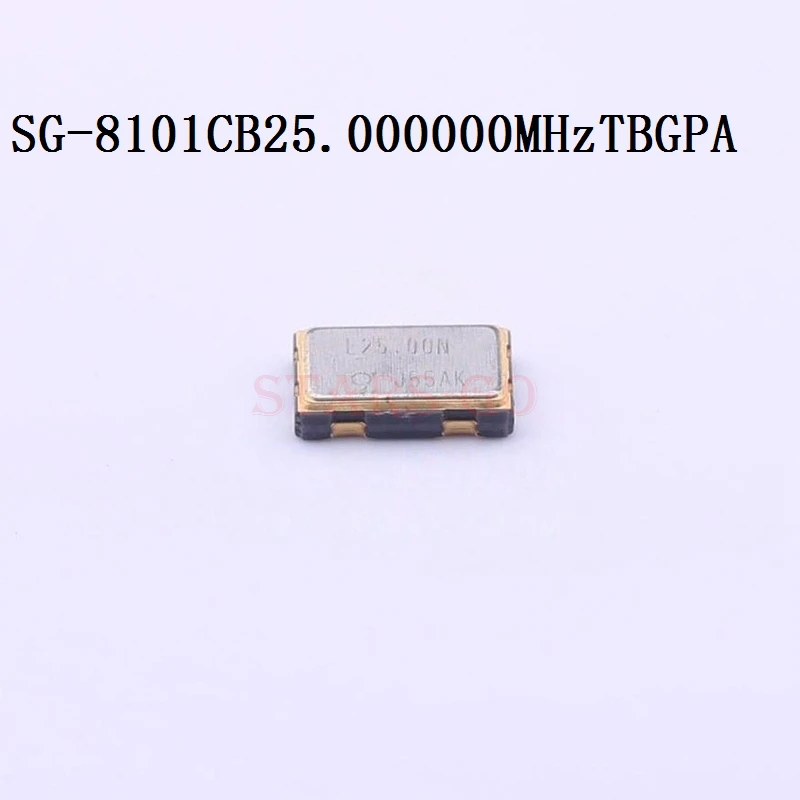 10PCS/100PCS 25MHz 5032 4P SMD 1.8~3.3V 15ppm -40~+85℃ SG-8101CB 25.000000MHz TBGPA Pre-programmed Oscillators