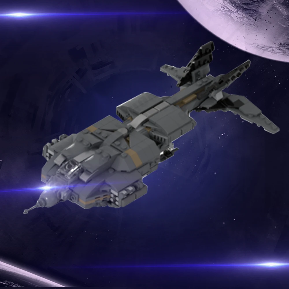 MOC Aliens Micro UD-4L Cheyenne Прямая поставка строительные блоки модель посадки посадка