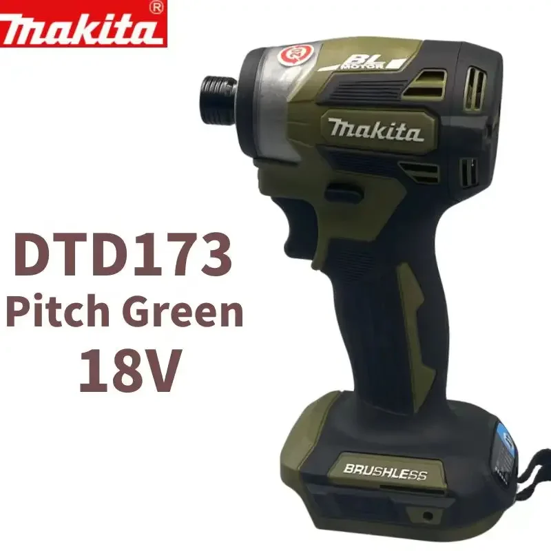 

Беспроводная ударная отвертка Makita 18V DTD172 LXT, безщеточная электрическая дрель, отвертка для дерева/болта/T1/стандартная двухъядерная 180 N · m Po