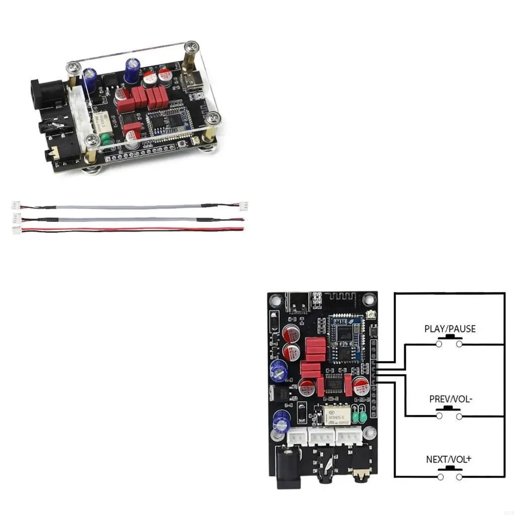 Фото 462E LA02 QCC5125 Bluetooth-совместимая плата декодеров без потерь 5,1 APTX LDAC, замена платы цифровых усилителей мощности №1