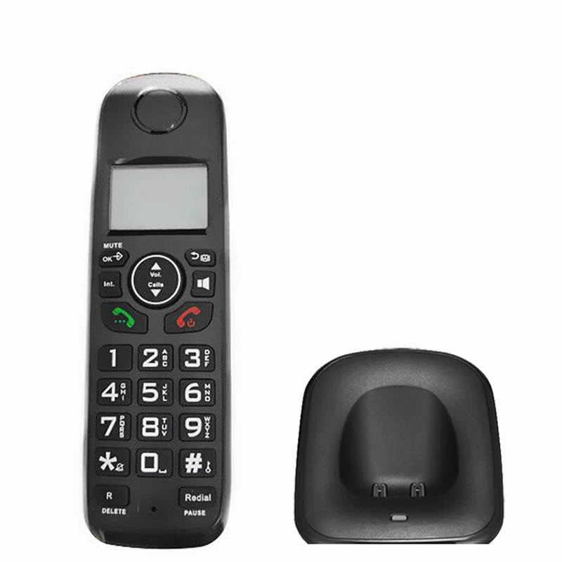 expandable cordless phone system desk telephone handset landline telephone support 5 handsets connection for home office free global shipping