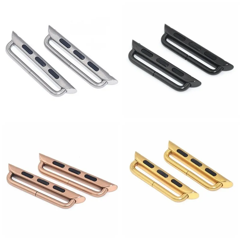 for Apple Watch Connector Smooth High quality for iwatch Strap Buckle Elbow Classic Adapter 4567 Generation Connector Watch Lugs