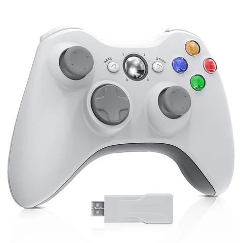 bonacell Беспроводной/проводной геймпад для Xbox 360/Slim/Elite/Windows
