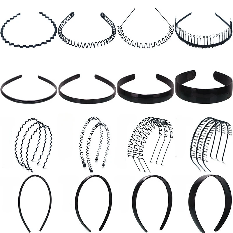 Повязка на голову унисекс из нержавеющей стали для спорта и повседневной носки