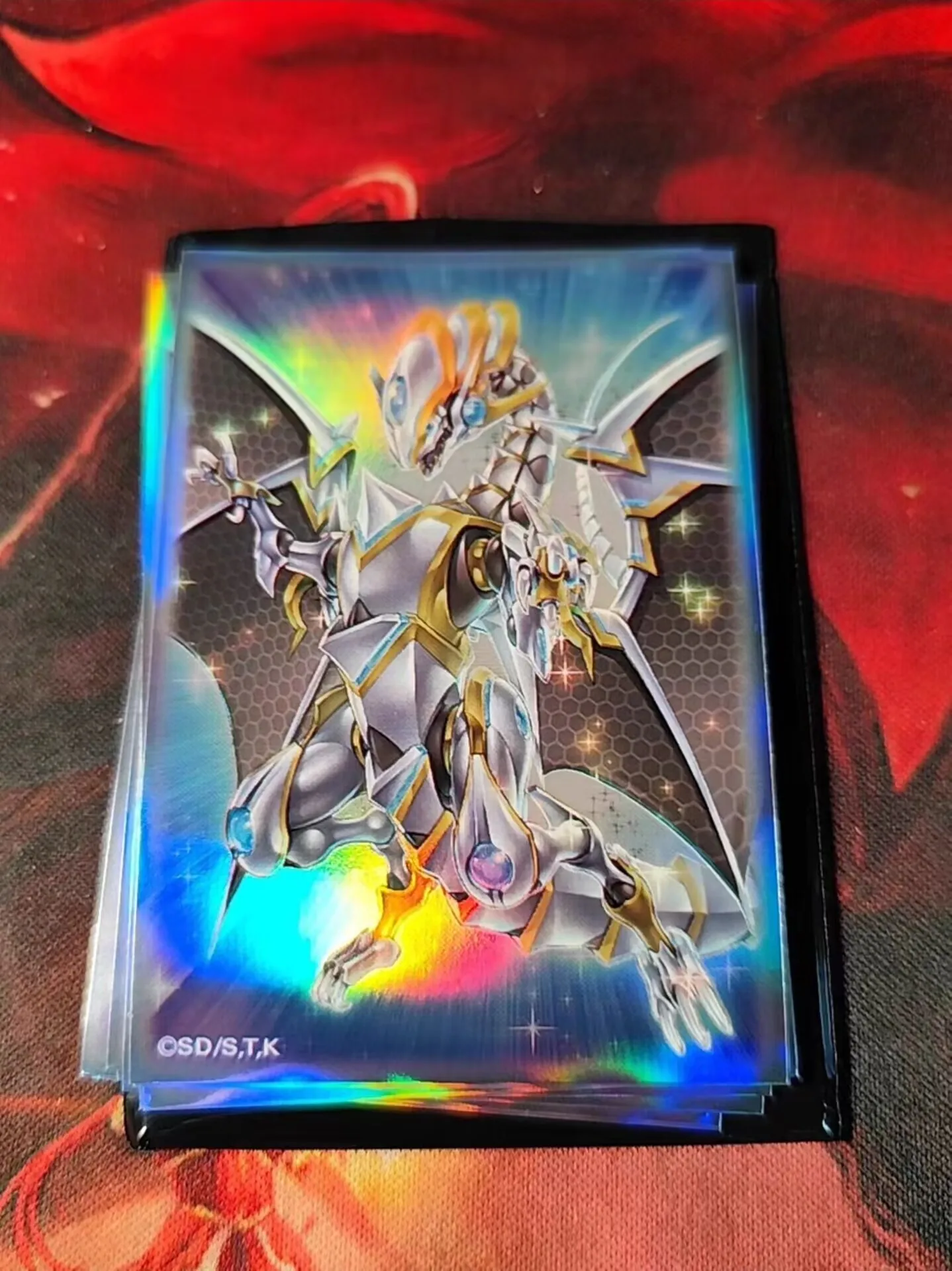 Yugioh KONAMI Rush Дуэль RD синие глаза яркий дракон официальная коллекция защитные