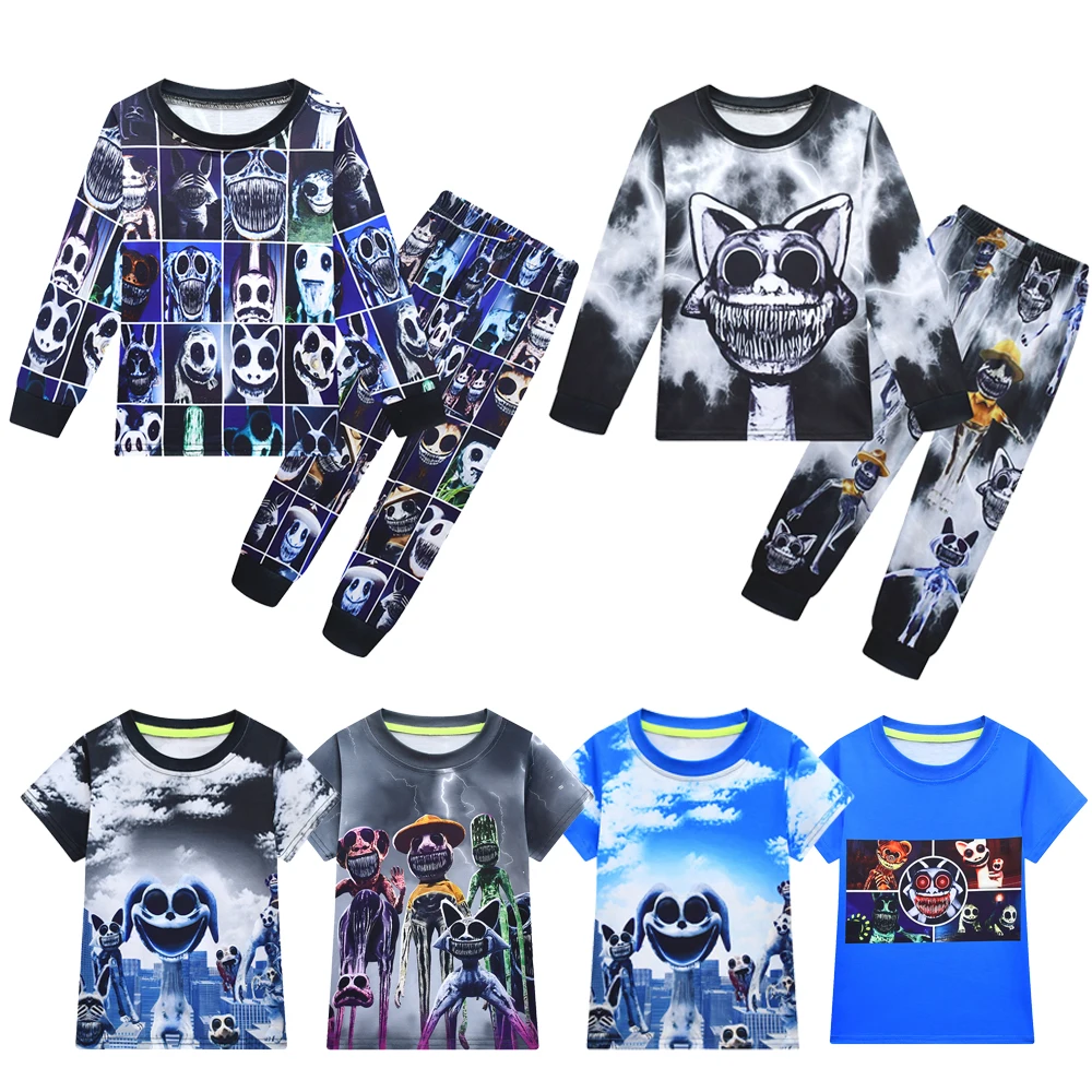 Костюм на Хэллоуин Zoonomaly с изображением монстра кота Детский комплект из