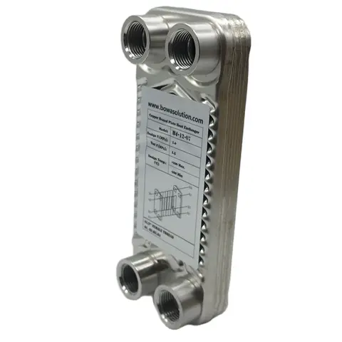 B4-012-7 теплообменники с никелевой пайкой обеспечивают высокий уровень теплоотдачи, долговечности и устойчивости к коррозии - изображение