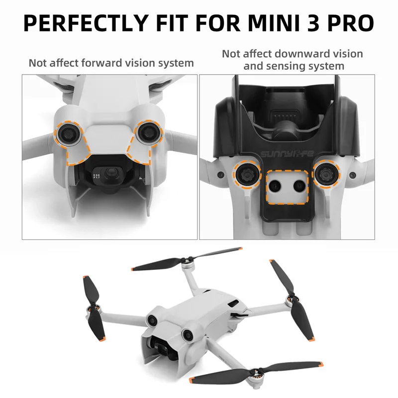 Бленда объектива для DJI Mini 3 Pro Аксессуары дрона Антибликовая линза