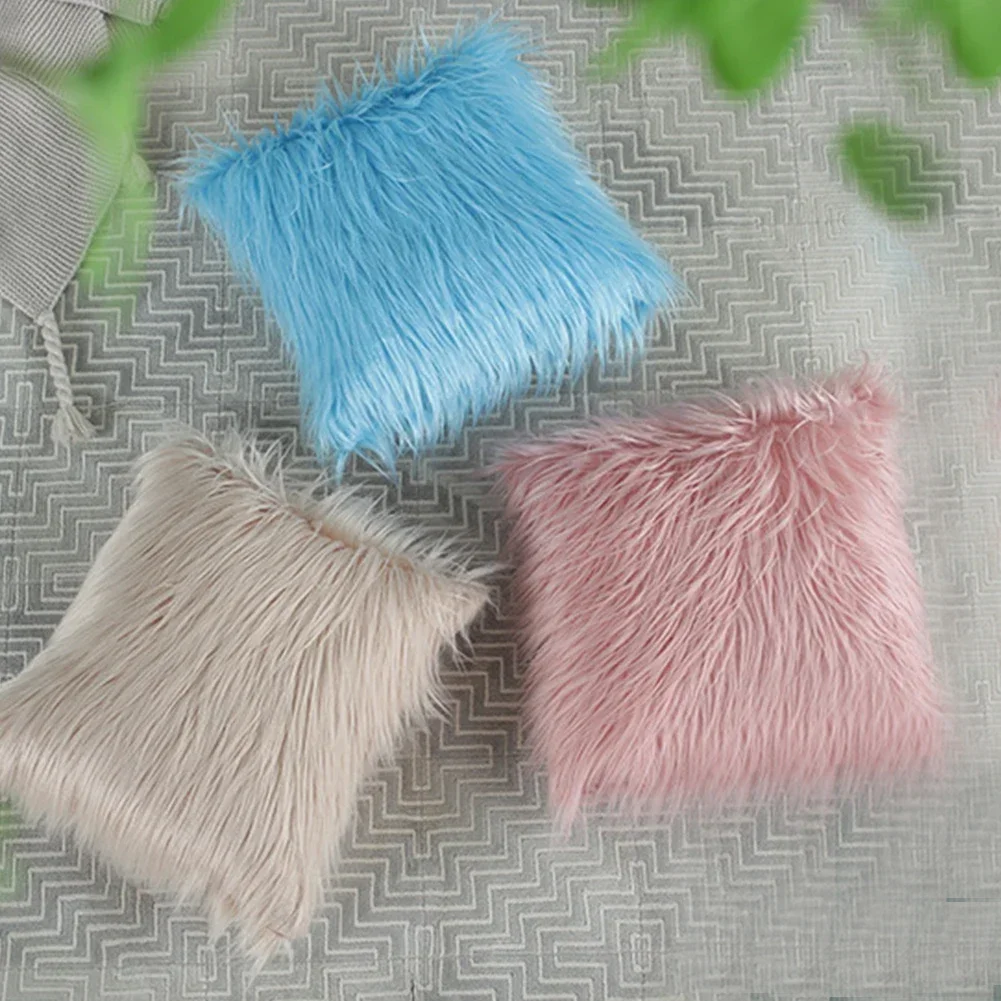 NAPEARL зимние теплые меховые пушистые наволочки декоративные чехлы для дома дивана