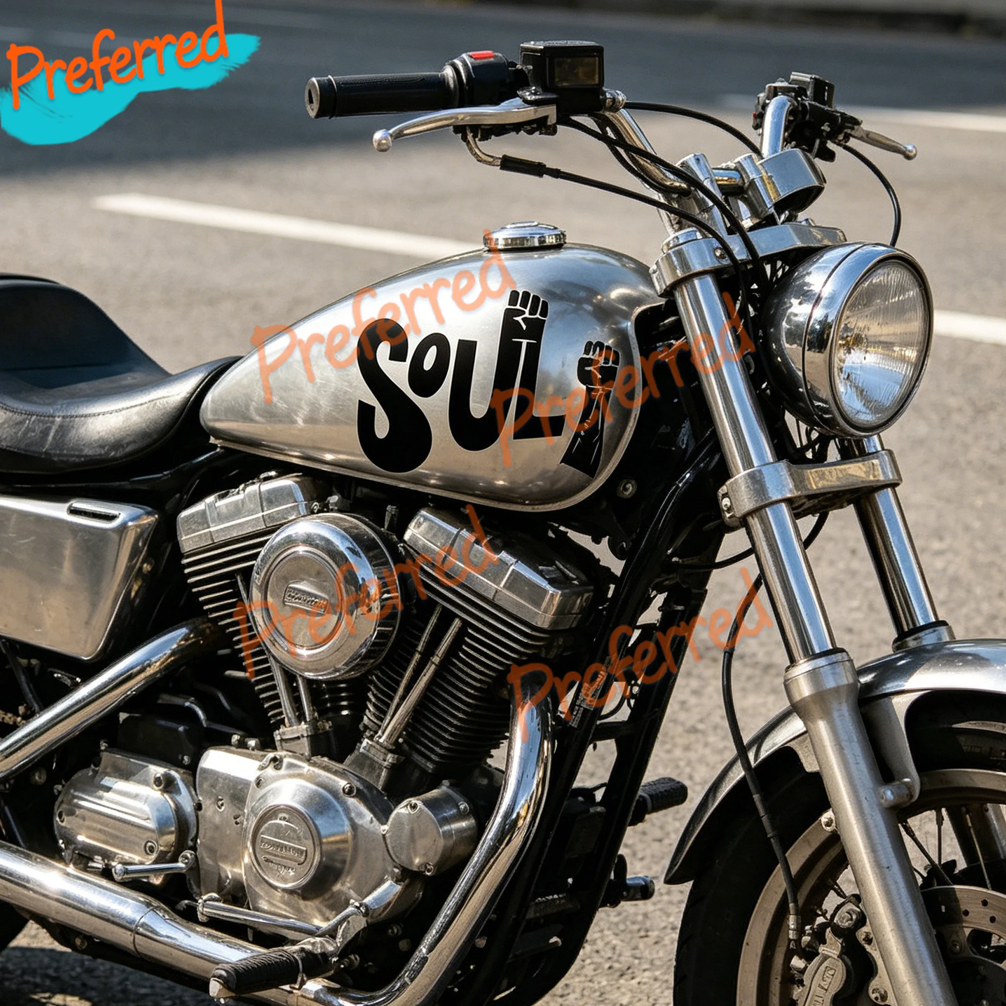 Фото 2 наклейки Northern Soul Modern Soul Sticker Wigan Scooter Mod Soulful 70's Mecca, настраиваемые в любом размере — без фона №3