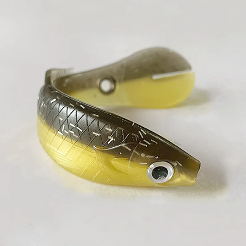 

New silicone soft bait 10cm 6g Wobbler for Bass/Trout/Pike Crankbaits Fishing Artificial Swimbait Tackle For fish