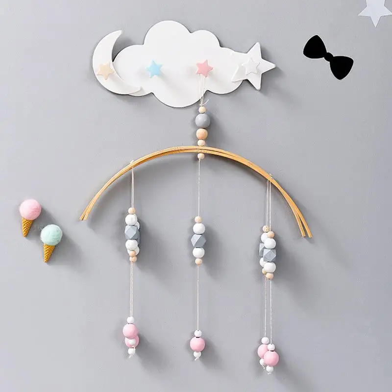 

Creative Cute Star Moon Cloud Shape Nail-free Wall Clothes Hooks Kids Room Decorative Key Hanging Hanger Kitchen Storage Hook