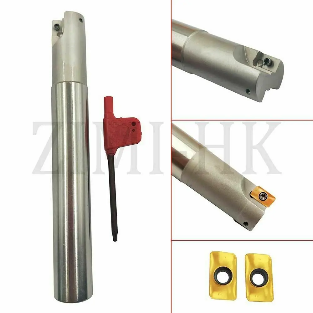 

300R C20-20-150-2T Indexable milling cutter Turning Tools Cutter Lathe Tool +2PCS APMT1135 PDER Carbide milling inserts