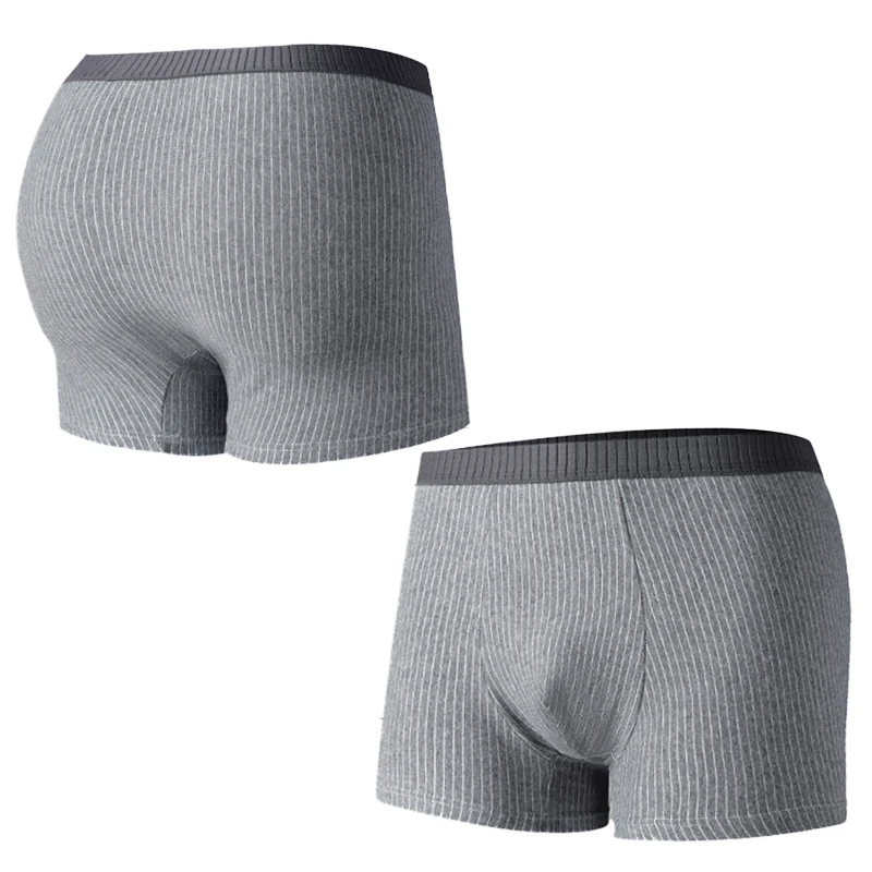 FK Boxer Men Stripe Sexy Knickers for Mens Cotton Panties Hombre Underpants Boxers Shorts Fashion Lingerie Striped Underwear