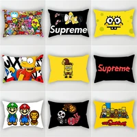 cute boy pillow cover kids gift double bed cushion cover home office chair pillowcase yellow pillowcases for pillows 45x45 cm