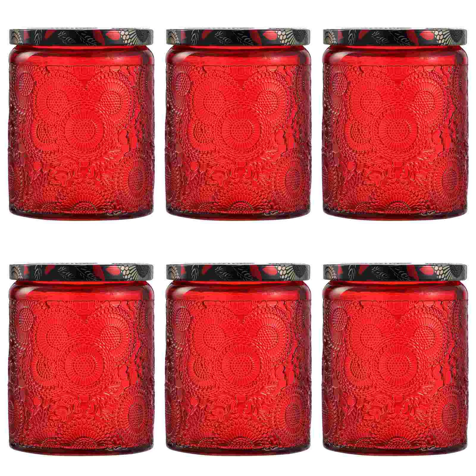 

6 шт., стеклянные бутылки со стеклянным контейнером для хранения