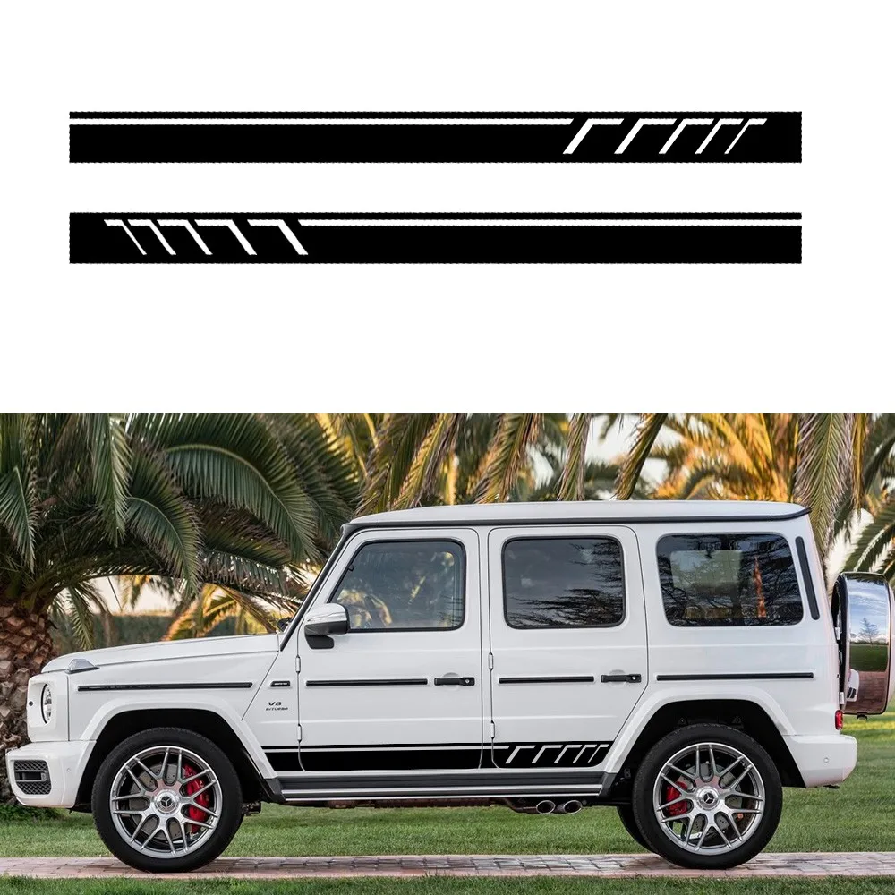 Наклейки для боковых кузовов Mercedes Benz G Glass G55 G63 AMG W463 G500 Class G350D 2 шт.